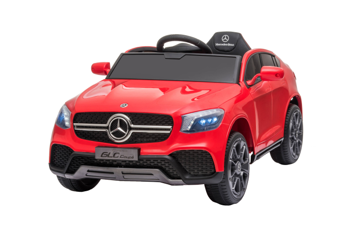 Masinuta electrica Premier Mercedes GLC Concept Coupe Facelift, 12V, roti cauciuc EVA, scaun piele ecologica, rosu [3]