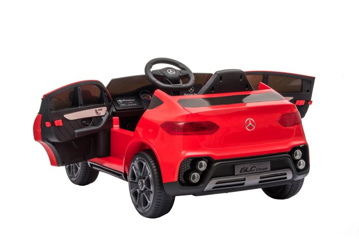 Masinuta electrica Premier Mercedes GLC Concept Coupe Facelift, 12V, roti cauciuc EVA, scaun piele ecologica, rosu [14]
