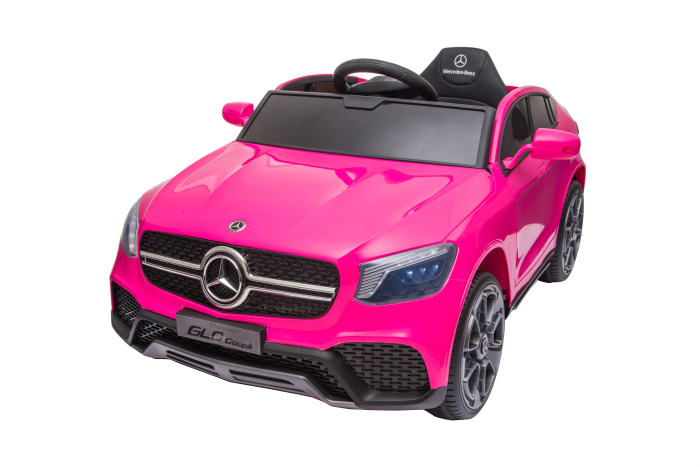 Masinuta electrica Premier Mercedes GLC Concept Coupe Facelift, 12V, roti cauciuc EVA, scaun piele ecologica, roz [20]