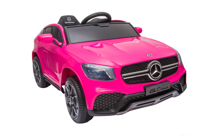 Masinuta electrica Premier Mercedes GLC Concept Coupe Facelift, 12V, roti cauciuc EVA, scaun piele ecologica, roz [22]