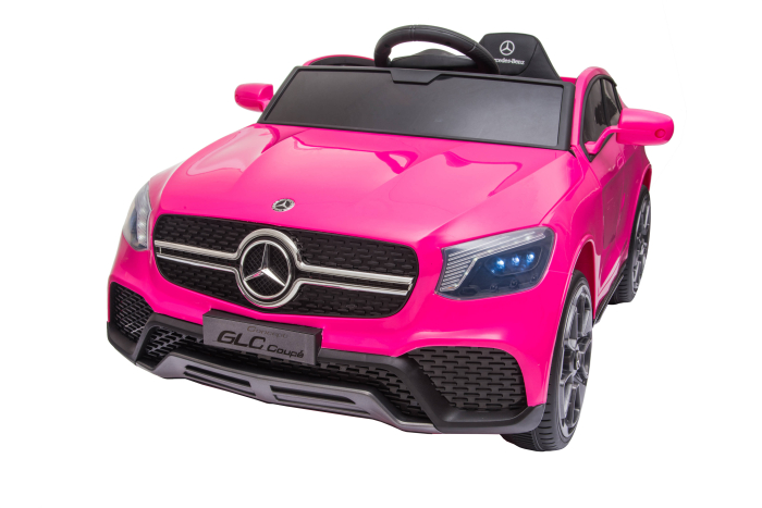 Masinuta electrica Premier Mercedes GLC Concept Coupe Facelift, 12V, roti cauciuc EVA, scaun piele ecologica, roz [18]