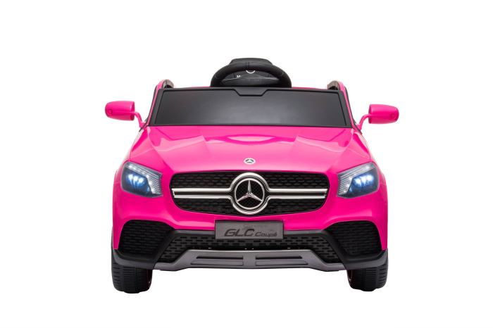 Masinuta electrica Premier Mercedes GLC Concept Coupe Facelift, 12V, roti cauciuc EVA, scaun piele ecologica, roz [2]