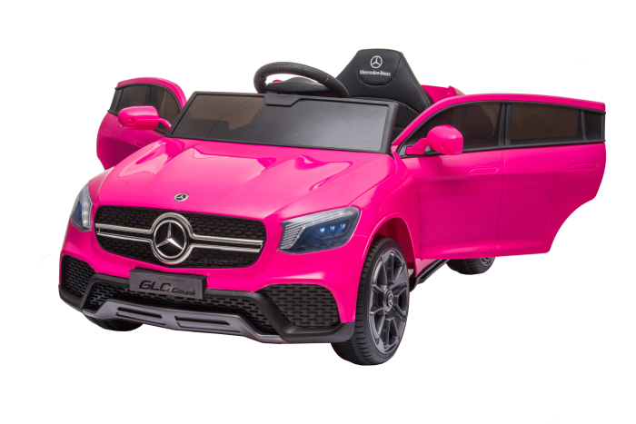 Masinuta electrica Premier Mercedes GLC Concept Coupe Facelift, 12V, roti cauciuc EVA, scaun piele ecologica, roz [16]