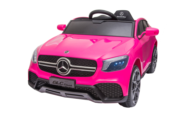 Masinuta electrica Premier Mercedes GLC Concept Coupe Facelift, 12V, roti cauciuc EVA, scaun piele ecologica, roz [17]
