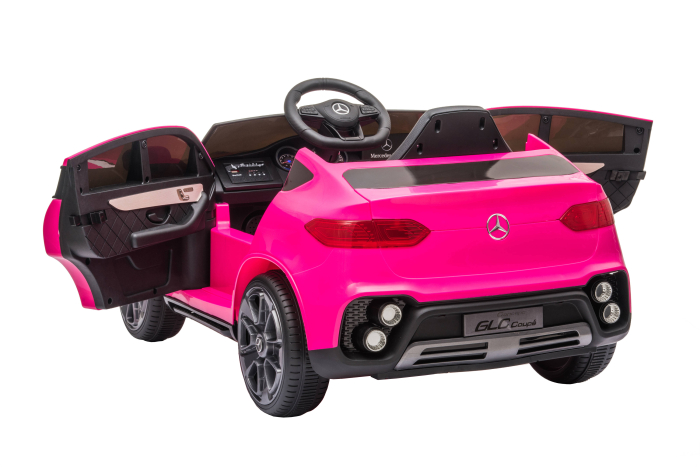 Masinuta electrica Premier Mercedes GLC Concept Coupe Facelift, 12V, roti cauciuc EVA, scaun piele ecologica, roz [14]