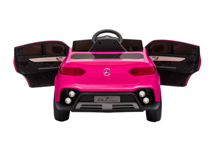 Masinuta electrica Premier Mercedes GLC Concept Coupe Facelift, 12V, roti cauciuc EVA, scaun piele ecologica, roz [15]