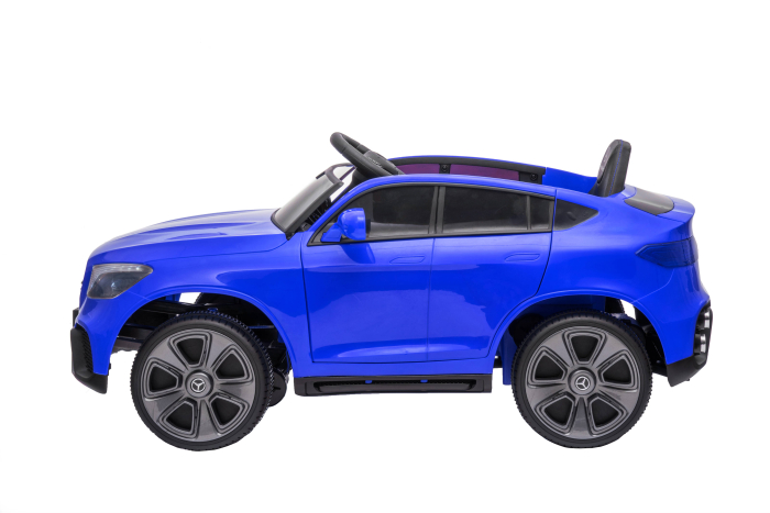 Masinuta electrica Premier Mercedes GLC Concept Coupe Facelift, 12V, roti cauciuc EVA, scaun piele ecologica, albastru [3]