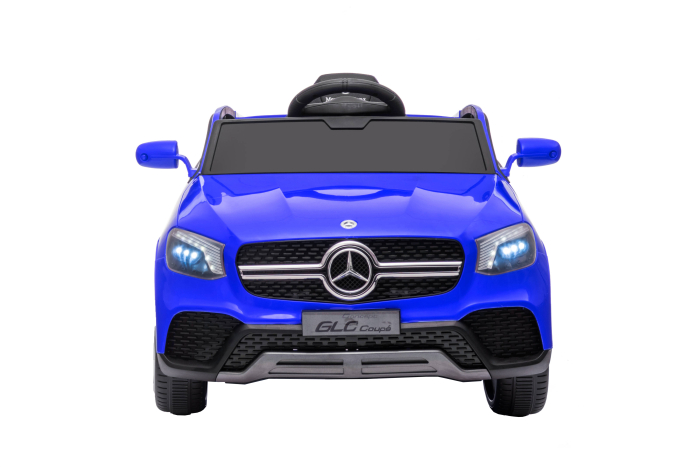 Masinuta electrica Premier Mercedes GLC Concept Coupe Facelift, 12V, roti cauciuc EVA, scaun piele ecologica, albastru [2]