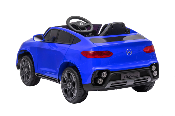 Masinuta electrica Premier Mercedes GLC Concept Coupe Facelift, 12V, roti cauciuc EVA, scaun piele ecologica, albastru [6]
