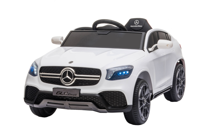 Masinuta electrica Premier Mercedes GLC Concept Coupe Facelift, 12V, roti cauciuc EVA, scaun piele ecologica, alb [7]