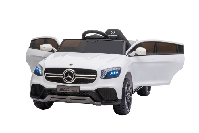 Masinuta electrica Premier Mercedes GLC Concept Coupe Facelift, 12V, roti cauciuc EVA, scaun piele ecologica, alb [10]
