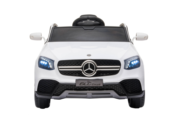 Masinuta electrica Premier Mercedes GLC Concept Coupe Facelift, 12V, roti cauciuc EVA, scaun piele ecologica, alb [6]