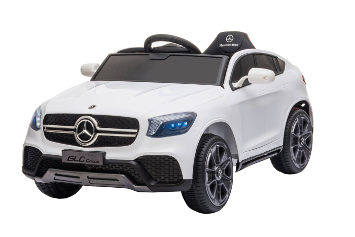 Masinuta electrica Premier Mercedes GLC Concept Coupe Facelift, 12V, roti cauciuc EVA, scaun piele ecologica, alb [8]