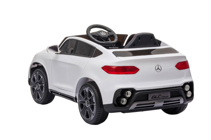Masinuta electrica Premier Mercedes GLC Concept Coupe Facelift, 12V, roti cauciuc EVA, scaun piele ecologica, alb [3]