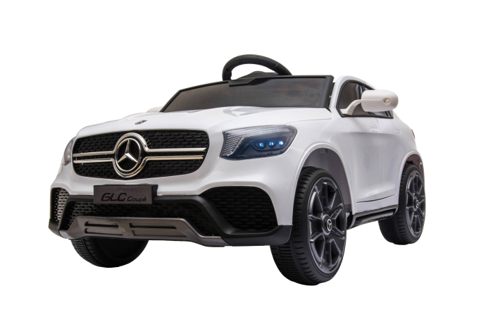Masinuta electrica Premier Mercedes GLC Concept Coupe Facelift, 12V, roti cauciuc EVA, scaun piele ecologica, alb [19]