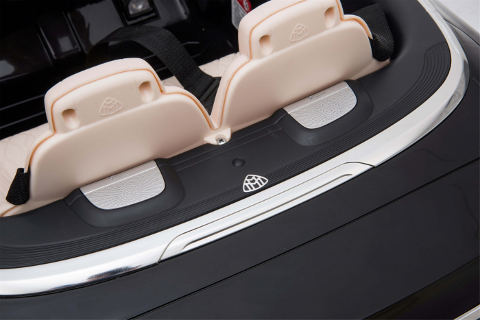 Masinuta electrica Premier Mercedes-Maybach S650 Cabriolet, 12V, roti cauciuc EVA, scaun piele ecologica, negru [24]