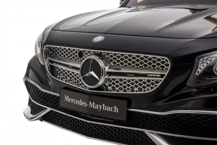 Masinuta electrica Premier Mercedes-Maybach S650 Cabriolet, 12V, roti cauciuc EVA, scaun piele ecologica, negru [10]