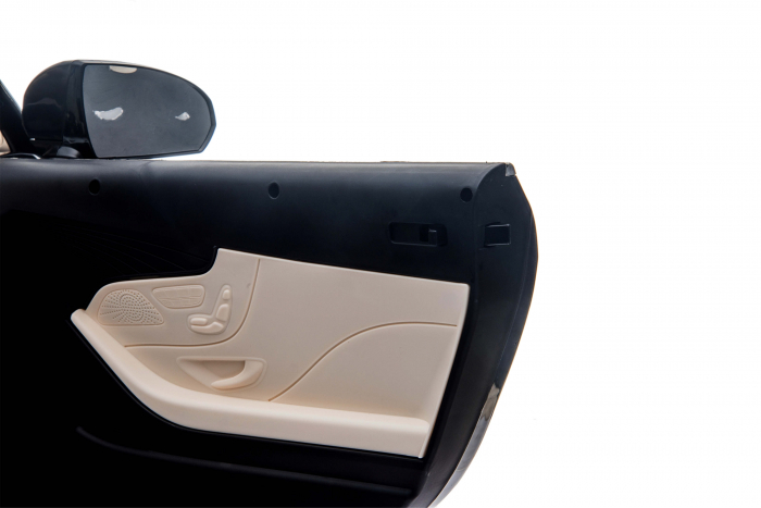 Masinuta electrica Premier Mercedes-Maybach S650 Cabriolet, 12V, roti cauciuc EVA, scaun piele ecologica, negru [15]