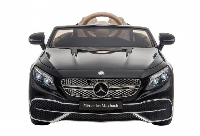 Masinuta electrica Premier Mercedes-Maybach S650 Cabriolet, 12V, roti cauciuc EVA, scaun piele ecologica, negru [3]