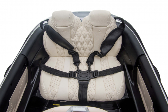 Masinuta electrica Premier Mercedes-Maybach S650 Cabriolet, 12V, roti cauciuc EVA, scaun piele ecologica, negru [16]