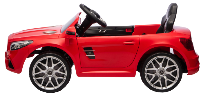 Masinuta electrica Premier Mercedes SL500, 12V, roti cauciuc EVA, scaun piele ecologica, rosu [5]