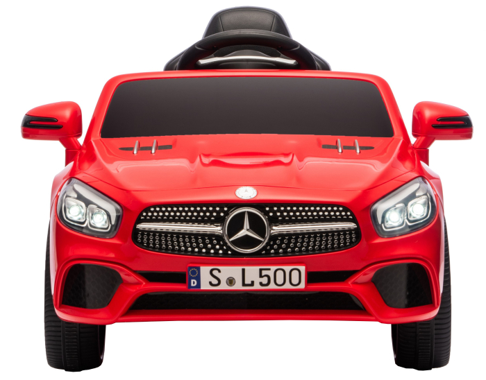Masinuta electrica Premier Mercedes SL500, 12V, roti cauciuc EVA, scaun piele ecologica, rosu [4]
