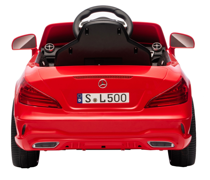 Masinuta electrica Premier Mercedes SL500, 12V, roti cauciuc EVA, scaun piele ecologica, rosu [7]
