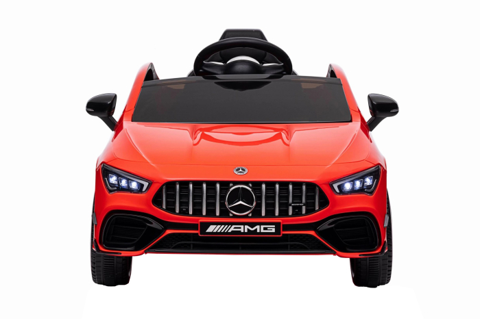 Masinuta electrica Premier 4x4 Mercedes CLA-45, 12V, roti cauciuc EVA, scaun piele ecologica, rosu [8]