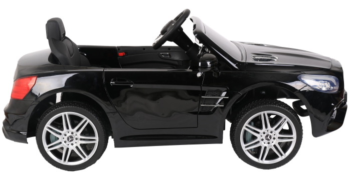 Masinuta electrica Premier Mercedes SL500, 12V, roti cauciuc EVA, scaun piele ecologica, negru [4]