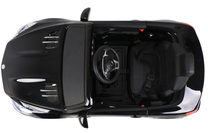 Masinuta electrica Premier Mercedes SL500, 12V, roti cauciuc EVA, scaun piele ecologica, negru [8]