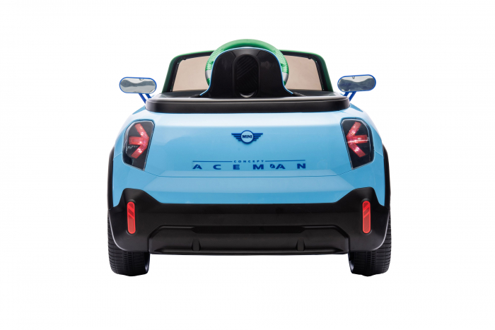 Masinuta electrica Premier Mini Concept Aceman, 12V, roti cauciuc EVA, scaun piele ecologica, albastru [9]