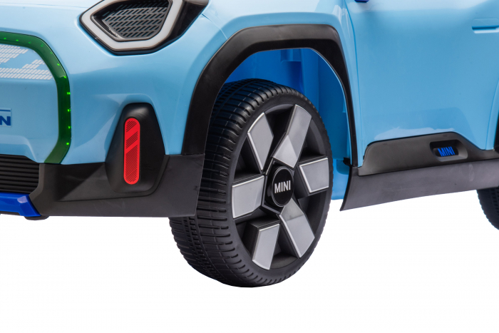 Masinuta electrica Premier Mini Concept Aceman, 12V, roti cauciuc EVA, scaun piele ecologica, albastru [24]