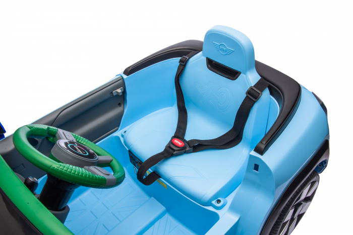 Masinuta electrica Premier Mini Concept Aceman, 12V, roti cauciuc EVA, scaun piele ecologica, albastru [28]