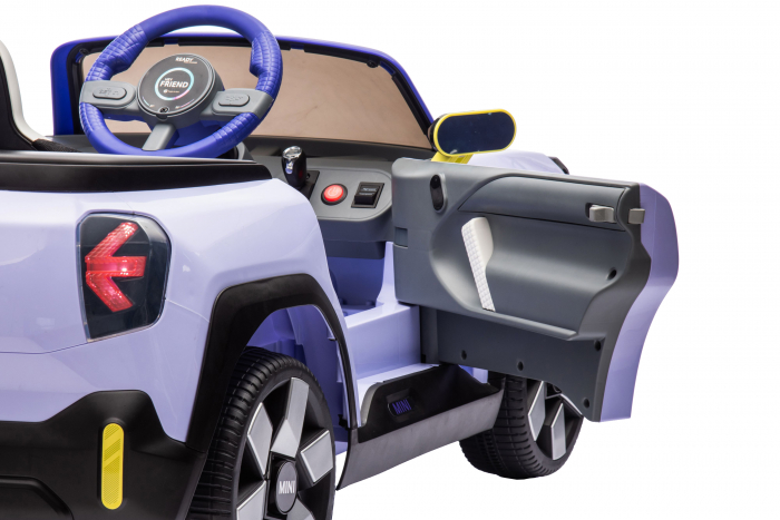 Masinuta electrica Premier Mini Concept Aceman, 12V, roti cauciuc EVA, scaun piele ecologica, mov [17]