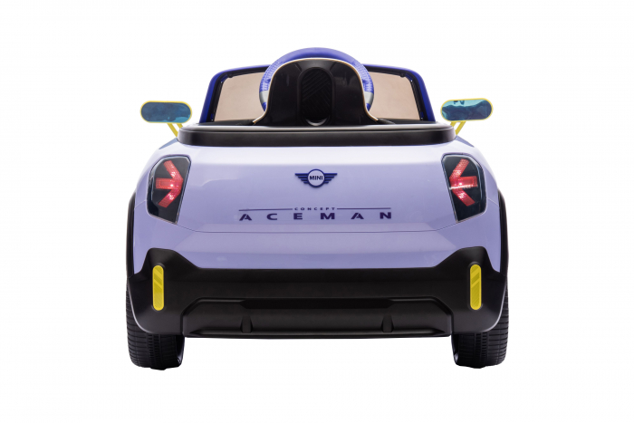 Masinuta electrica Premier Mini Concept Aceman, 12V, roti cauciuc EVA, scaun piele ecologica, mov [9]