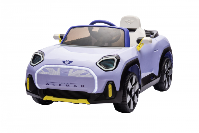 Masinuta electrica Premier Mini Concept Aceman, 12V, roti cauciuc EVA, scaun piele ecologica, mov [4]