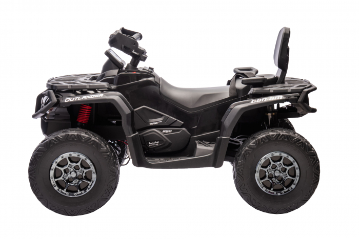 ATV electric Premier 4x4 Can-Am Outlander, 2 copii, 24V, roti cauciuc EVA, negru [7]