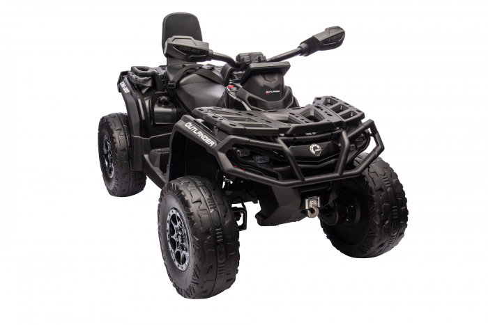 ATV electric Premier 4x4 Can-Am Outlander, 2 copii, 24V, roti cauciuc EVA, negru [14]