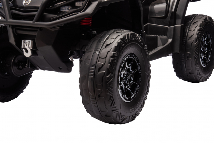 ATV electric Premier 4x4 Can-Am Outlander, 2 copii, 24V, roti cauciuc EVA, negru [17]