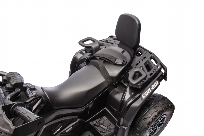 ATV electric Premier 4x4 Can-Am Outlander, 2 copii, 24V, roti cauciuc EVA, negru [18]