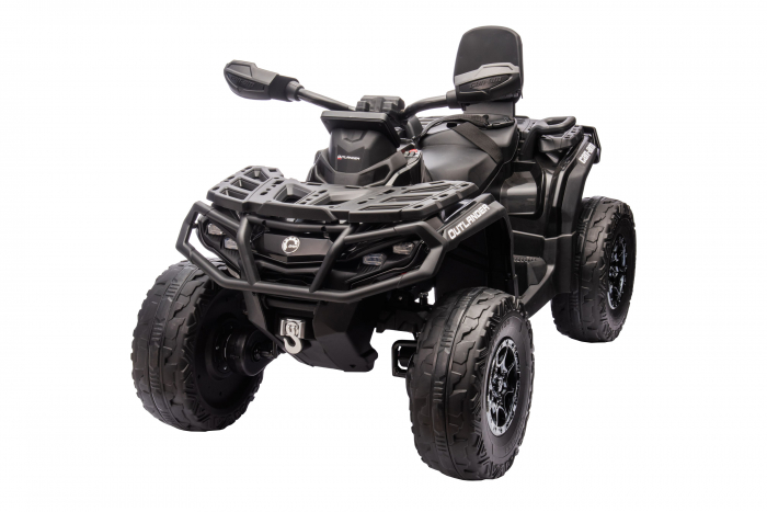 ATV electric Premier 4x4 Can-Am Outlander, 2 copii, 24V, roti cauciuc EVA, negru [15]