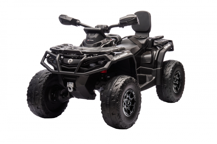ATV electric Premier 4x4 Can-Am Outlander, 2 copii, 24V, roti cauciuc EVA, negru [6]