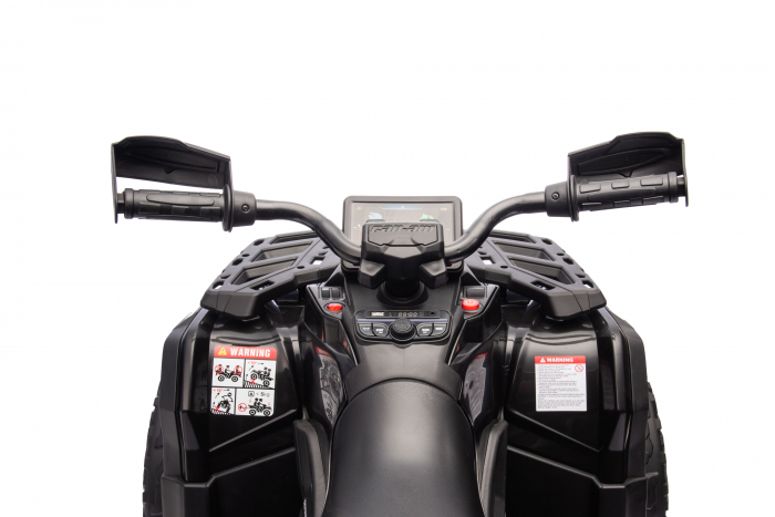 ATV electric Premier 4x4 Can-Am Outlander, 2 copii, 24V, roti cauciuc EVA, negru [26]