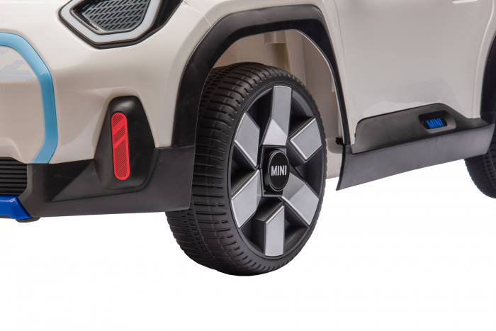 Masinuta electrica Premier Mini Concept Aceman, 12V, roti cauciuc EVA, scaun piele ecologica, alb [22]