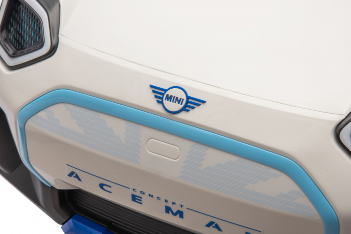 Masinuta electrica Premier Mini Concept Aceman, 12V, roti cauciuc EVA, scaun piele ecologica, alb [21]