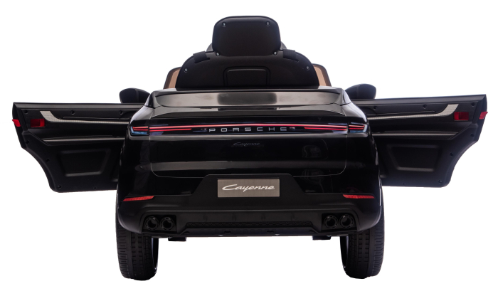 Masinuta electrica Premier Porsche Cayenne E-Hybrid Coupe, 12V, scaun piele ecologica, negru [16]