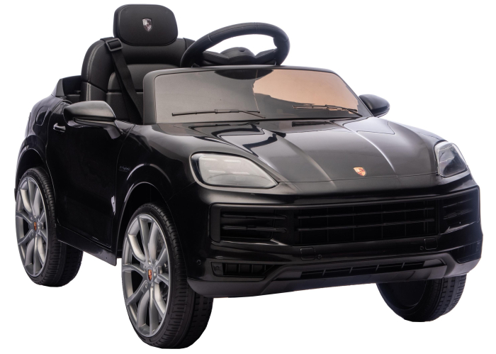 Masinuta electrica Premier Porsche Cayenne E-Hybrid Coupe, 12V, scaun piele ecologica, negru [10]