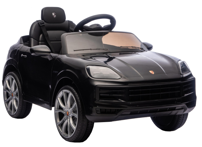 Masinuta electrica Premier Porsche Cayenne E-Hybrid Coupe, 12V, scaun piele ecologica, negru [9]