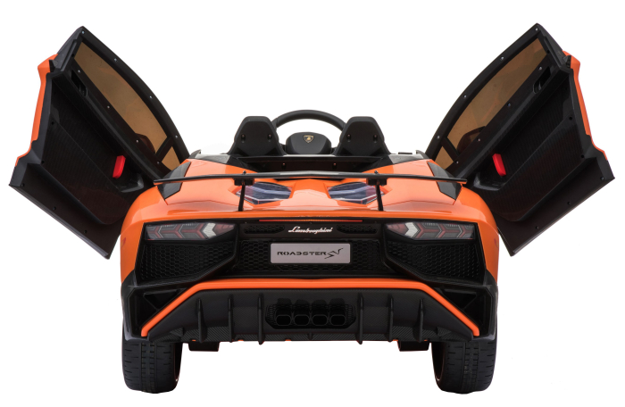 Masinuta electrica Premier Lamborghini Aventador ST, 12V, portocaliu [11]