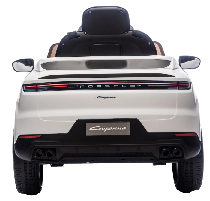 Masinuta electrica Premier Porsche Cayenne E-Hybrid Coupe, 12V, scaun piele ecologica, alb [11]